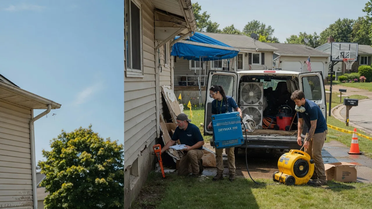 Ceiling Leak Cleanup in Edgewater, MD near me