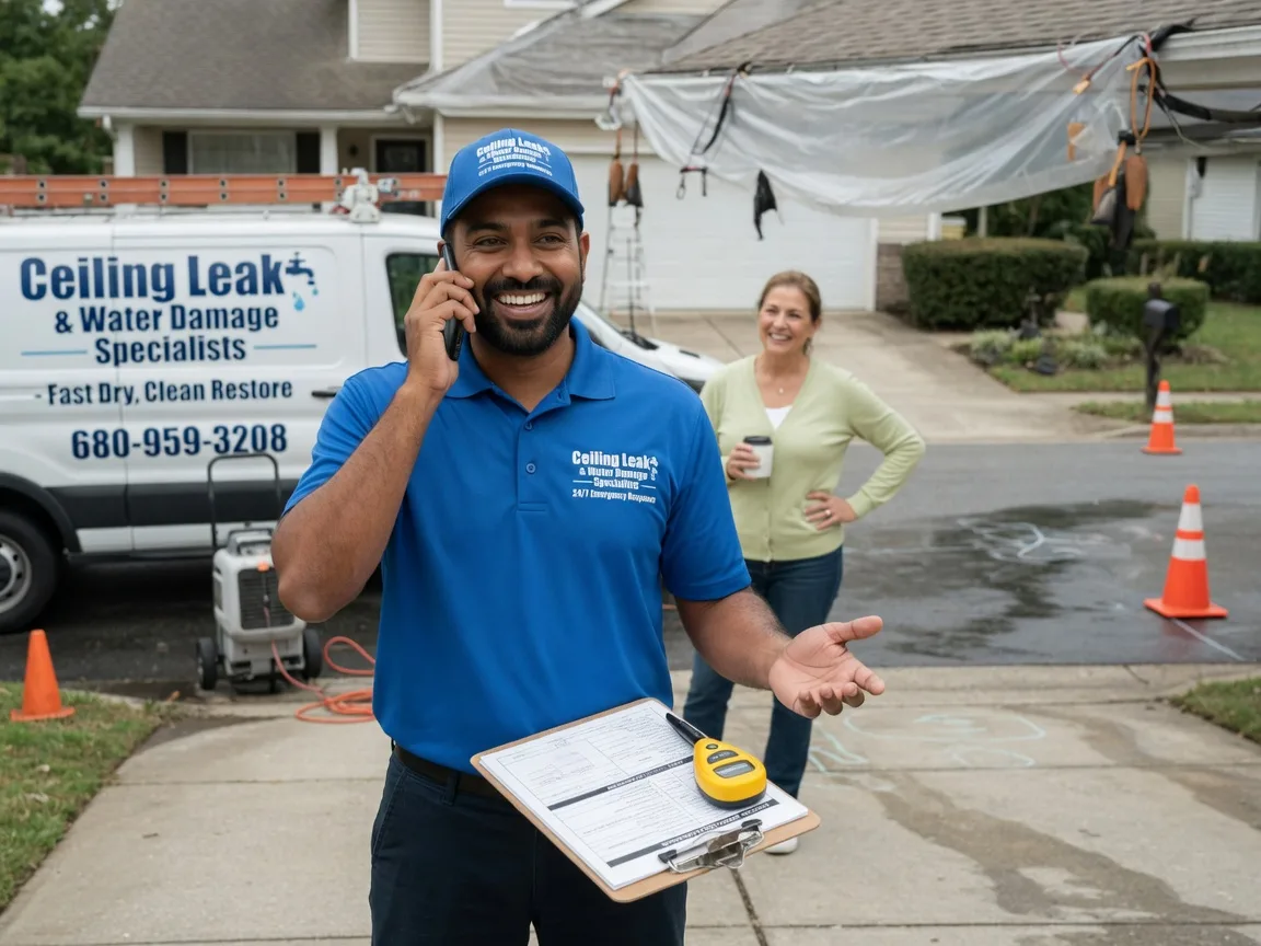 Ceiling Leak Cleanup Edgewater, MD FAQs
